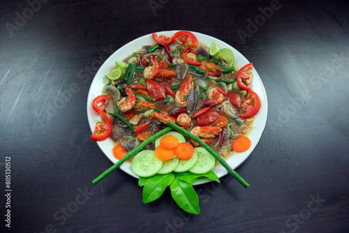Chinese Prawn or Shrimp Curry with Mixed Vegetables