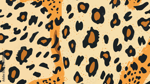 Leopard print. seamless background. Animal skin background