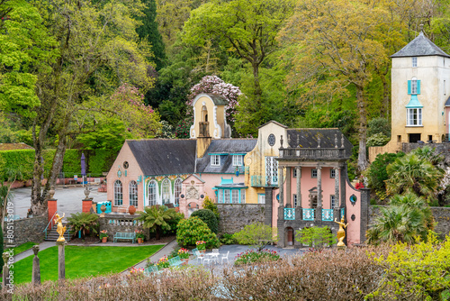 Views around the Welsh Village of portmerion