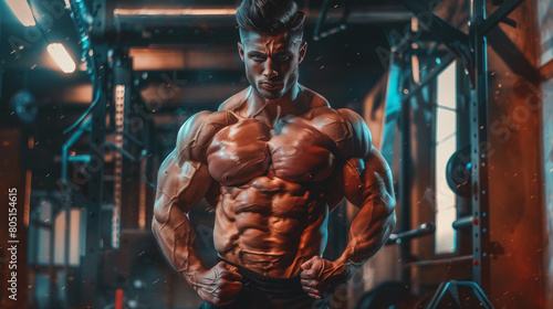 gym guy, male torso