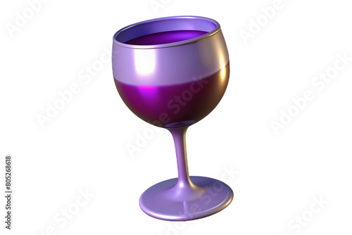Wine Glass 3D Icon