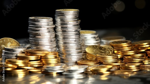 currency gold and silver coins