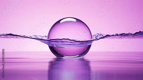 illusion purple sphere