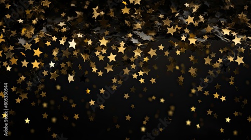 celebration background gold star