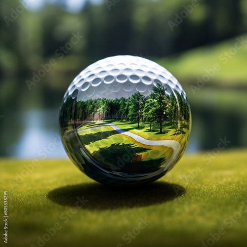 golf ball illusion 