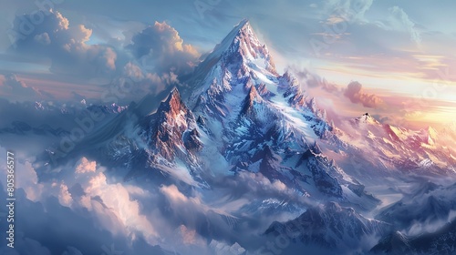 A snow mountain wallpaper