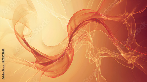 fondo naranja con efecto de tela de seda en movimiento con ondas y viento fondo para diseño con espacio para copiar