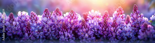 Purple wisteria floral background, best for web, banner, travel, and tranquil background.