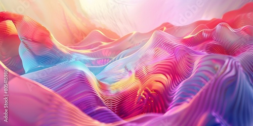 abstract colored surface background with peaks and valleys
