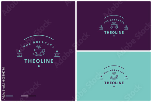 awesome coffee logo design tempalte design classic style