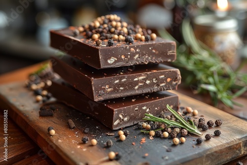 Sweet meets savory - a daring new twist on chocolate with the addition of herbs and spices.