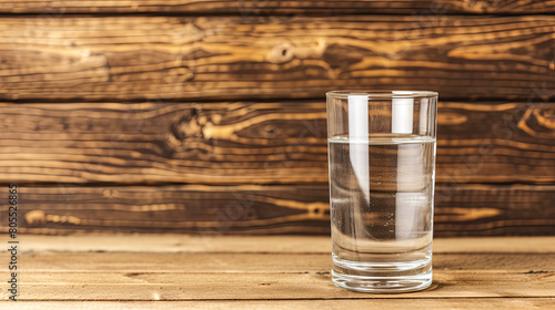 Crisp, clear water fills a glass, symbolizing health and rejuvenation