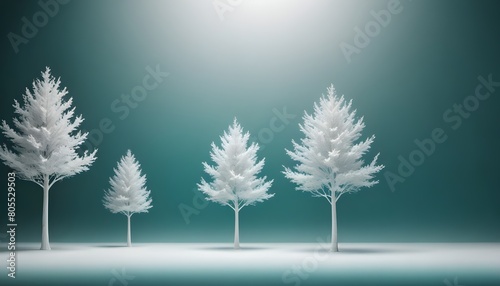 Tree Background, Frozen Reverie, Whispering Alabaster Thicket
