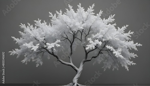 Tree Background, Tranquil Alabaster, Whispering Winter Woods