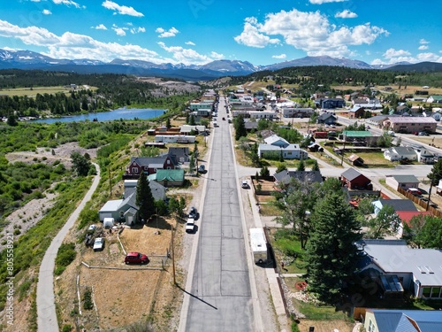 Mountain Grassland Mining Town