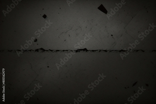 Dunkelschwarzer, strukturierter Betonhintergrund im Grunge-Stil. Panorama dunkelgrauer schwarzer Schieferhintergrund oder Textur. Vektorschwarze Betonstruktur. 