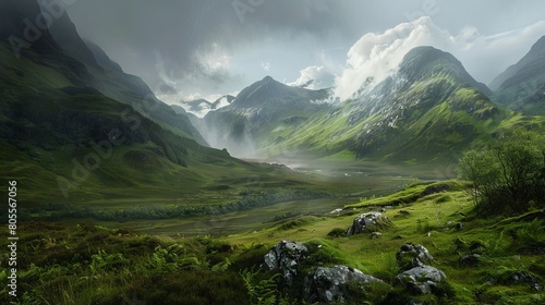 scenery scotts in scotland mountains