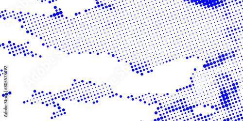 Dotted halftone faded wavy gradient texture. Grunge dirty speckles and spots background. Black and white sand grain wallpaper. Retro random pixelated comic.