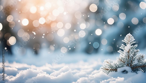abstract winter background abstract bokeh