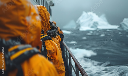 Antarctic expedition, cruise passengers