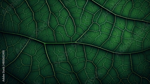 A close up of a leaf with a green background