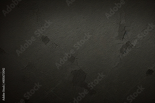 Fundo de parede de pedra de concreto texturizado grunge preto escuro preto