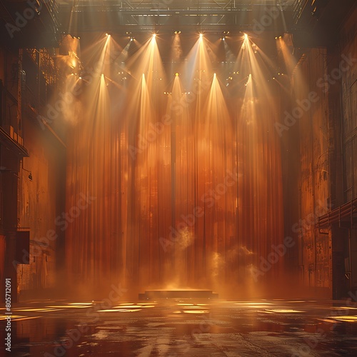 Infinite Possibilities, A bare stage bathed in soft light, awaiting the energy and creativity of performers