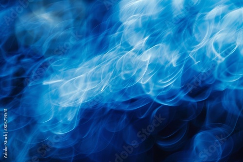 mesmerizing abstract blue defocused blurred motion background dreamy bokeh effect