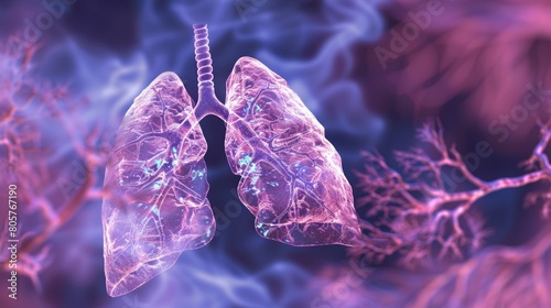Bronchiectasis a long term condition where the airways of the lungs become widened, leading to a build up of excess mucus that can make the lungs more vulnerable to infection