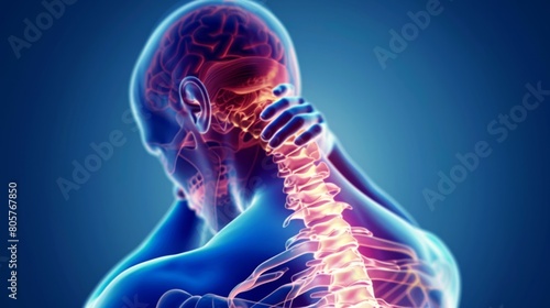 Cervical spondylosis a general term for age related wear and tear affecting the spinal disks in your neck, The disks dehydrate and shrink, signs of osteoarthritis develop