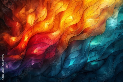 abstract background in colors and patterns for Pentecost Monday (Second Pentecost) 