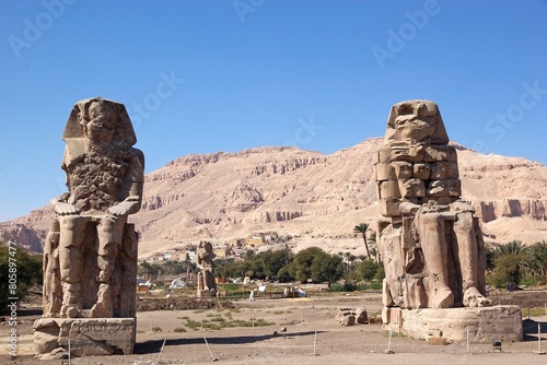 Colossi of Memnon, Theban Necropolis, Luxor, Egypt