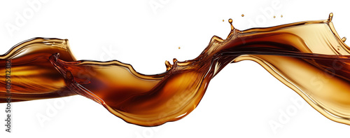 flowing brown coffee splash cut out. similar to chocolate, milk tea, caramel.