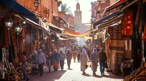 The Vibrant Bazaar of Marrakech: A Sensory Overload of Moroccan Traditions