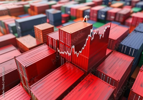 Amid container ship crisis, export-import logistics suffer; stocks plummet due to international shipping disruptions, causing investment losses.