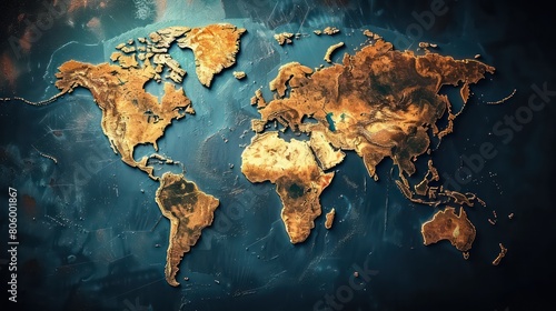 world map multinational corporation
