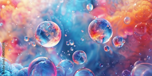 Floating Bubbles in the Air