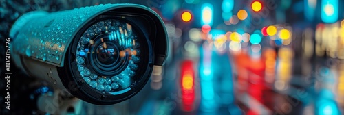 Urban CCTV cameras ensuring public safety