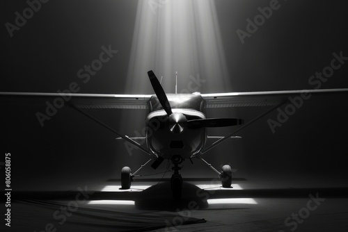 Flying High, Aeroplane with Engine, Prop and Undercarriage, Spotlight on Pilot Flying