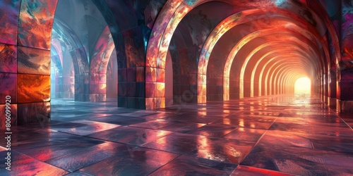 Mystical Glowing Archway