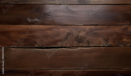 old wooden background, varnished boards