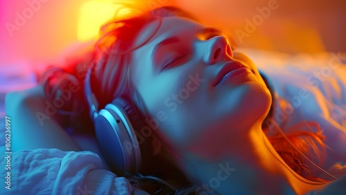 Study on how healing sleep music impacts biological rhythms during sleep paralysis. Concept Sleep Paralysis, Healing Music, Biological Rhythms, Study, Research