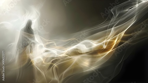 Ethereal Stock Photo Depicting a Ghostly Deceased Person's Image. Concept Stock Photography, Ethereal, Ghostly, Deceased Person, Image