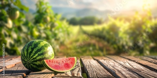 A delicious, juicy watermelon is the perfect way to cool down on a hot summer day.