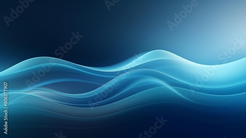 Blue wavy pattern.