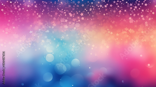 Starry Gradient Background with Soft Pastel Colors