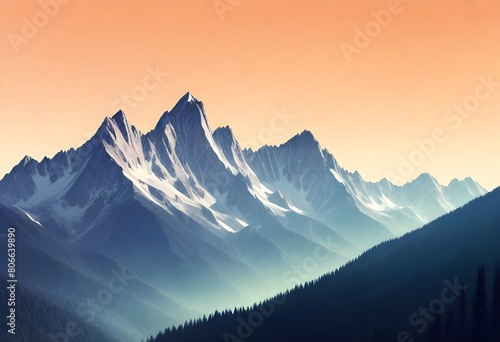 70s-Serene-mountain-range-at-sunset-majestic-peaks (5)