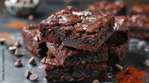 Delicious chocolate zucchini brownies