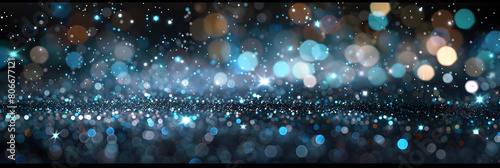 Bokeh abstract background. lights for background and wallpaper. Bokeh lights with soft light background.
