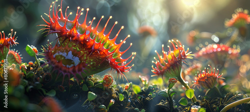 The Venus flytrap is a carnivorous plant 